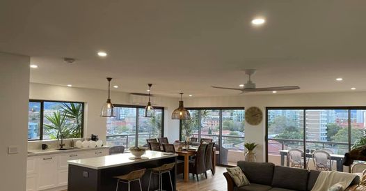 Apartment downlight grid