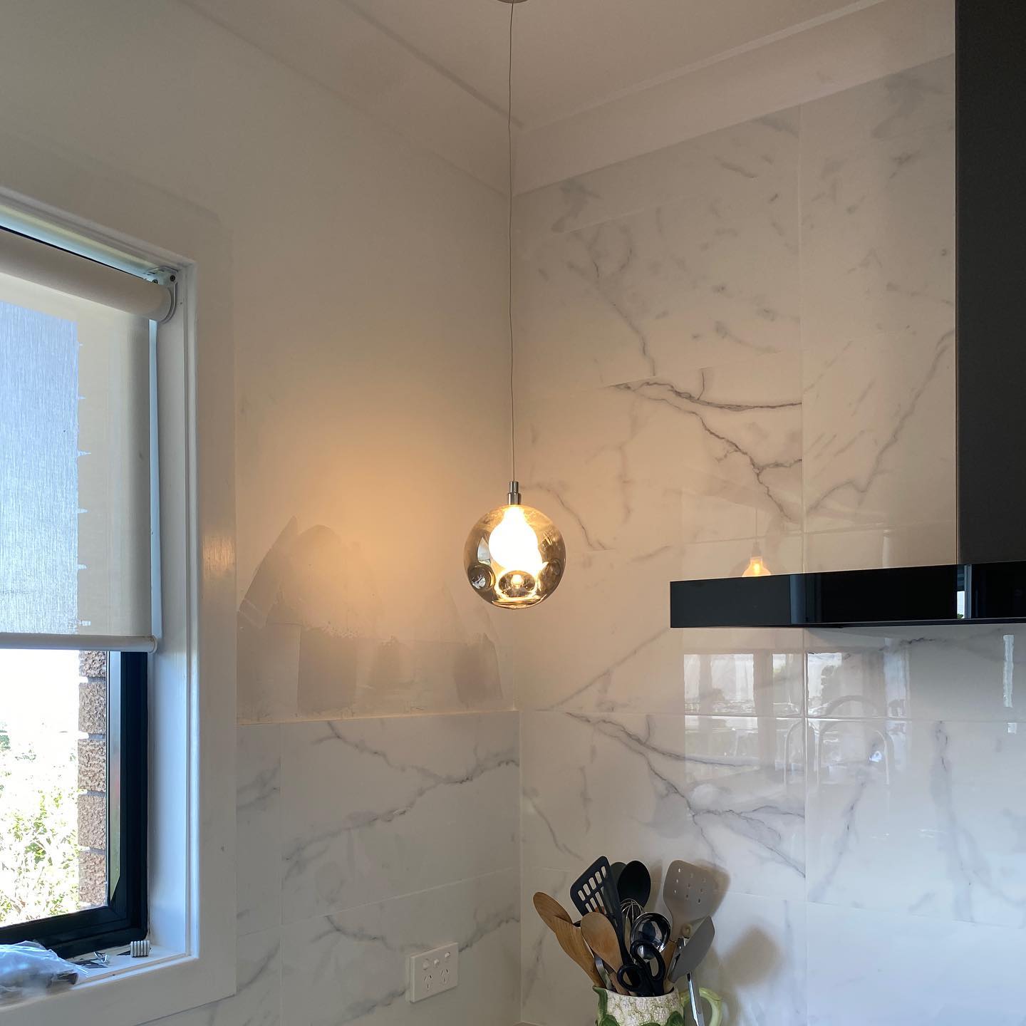 Marble kitchen pendant lighting